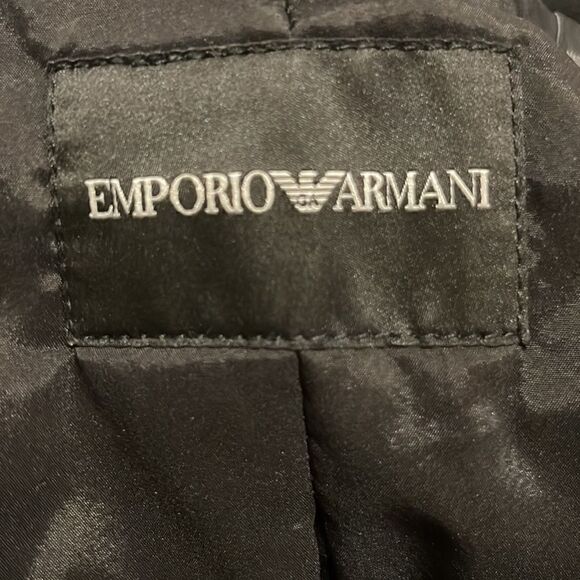 Emporio Armani quilted leather moto jacket - Picture 5 of 5